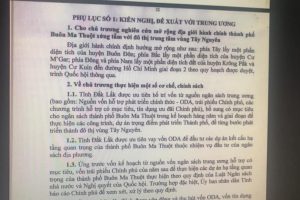 Kiến nghị mở rộng thành phố Buôn Ma Thuột 